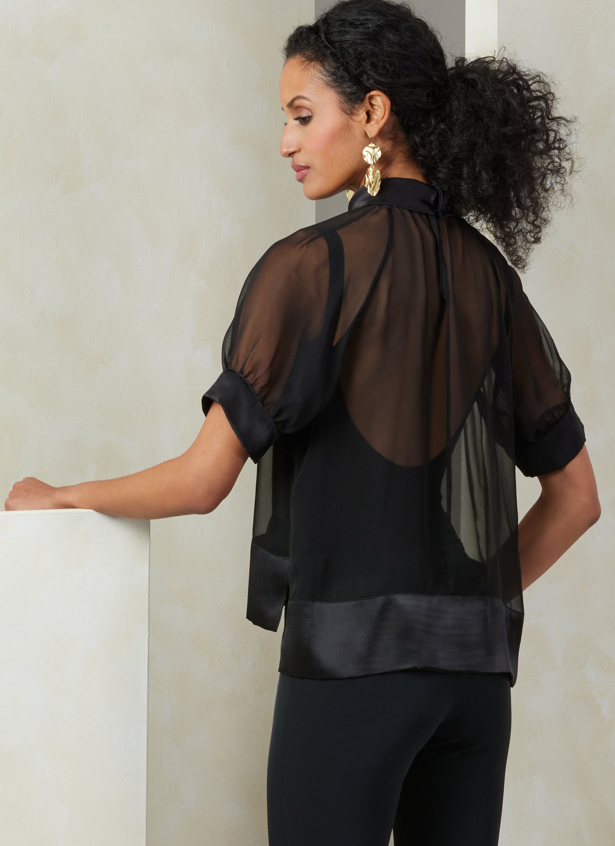 Patron Vogue n°2090 - Top col roulé et manches raglan