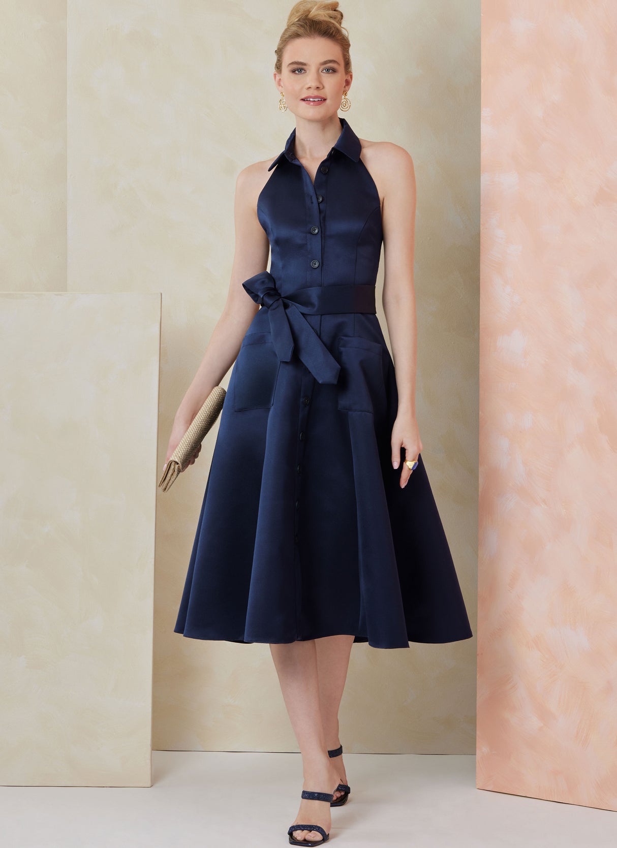 Patron Vogue n°2103 - Robe à encolure halter