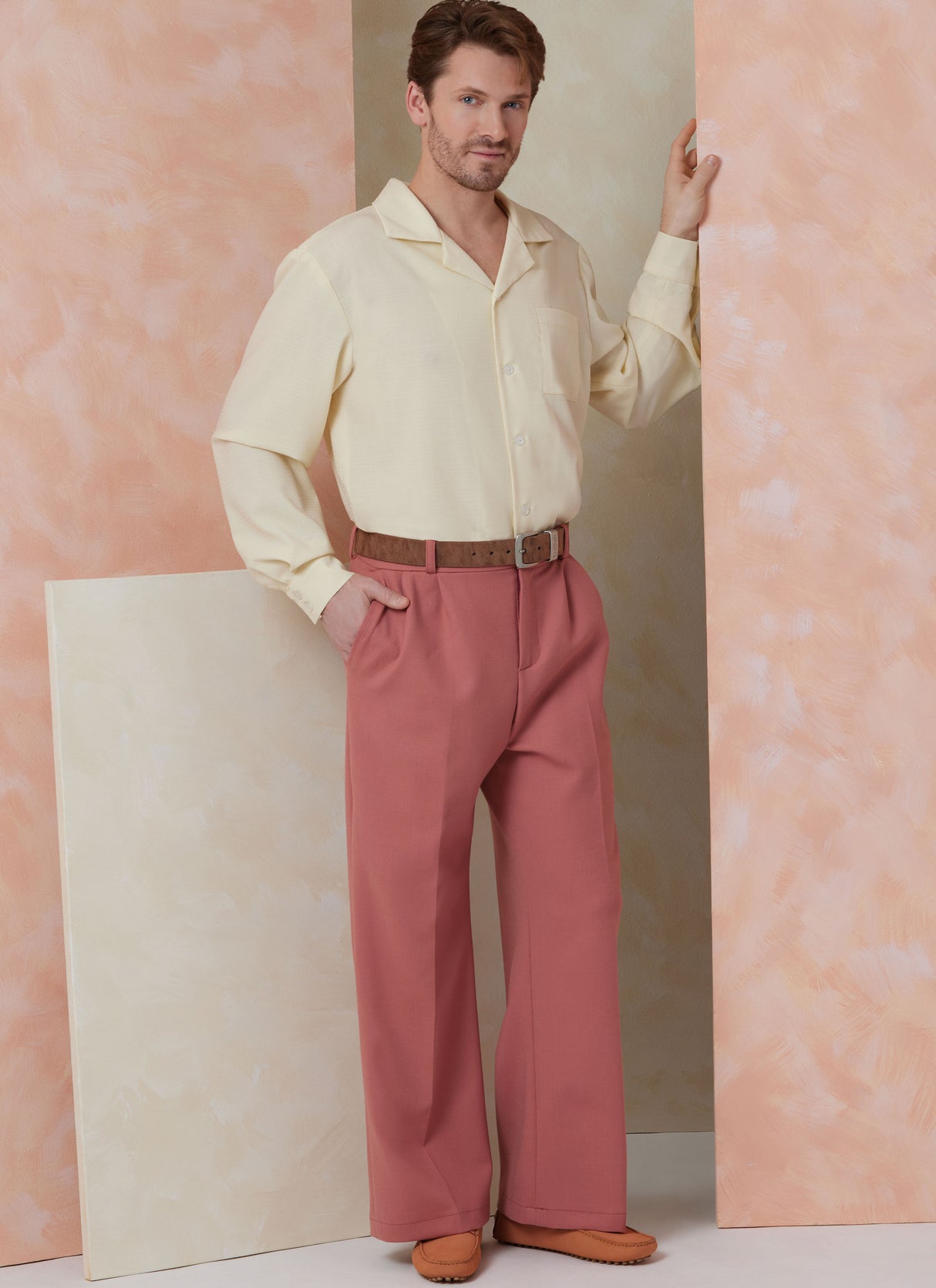 Patron Vogue n°2120- Chemise oversize, short, pantalon et ceinture