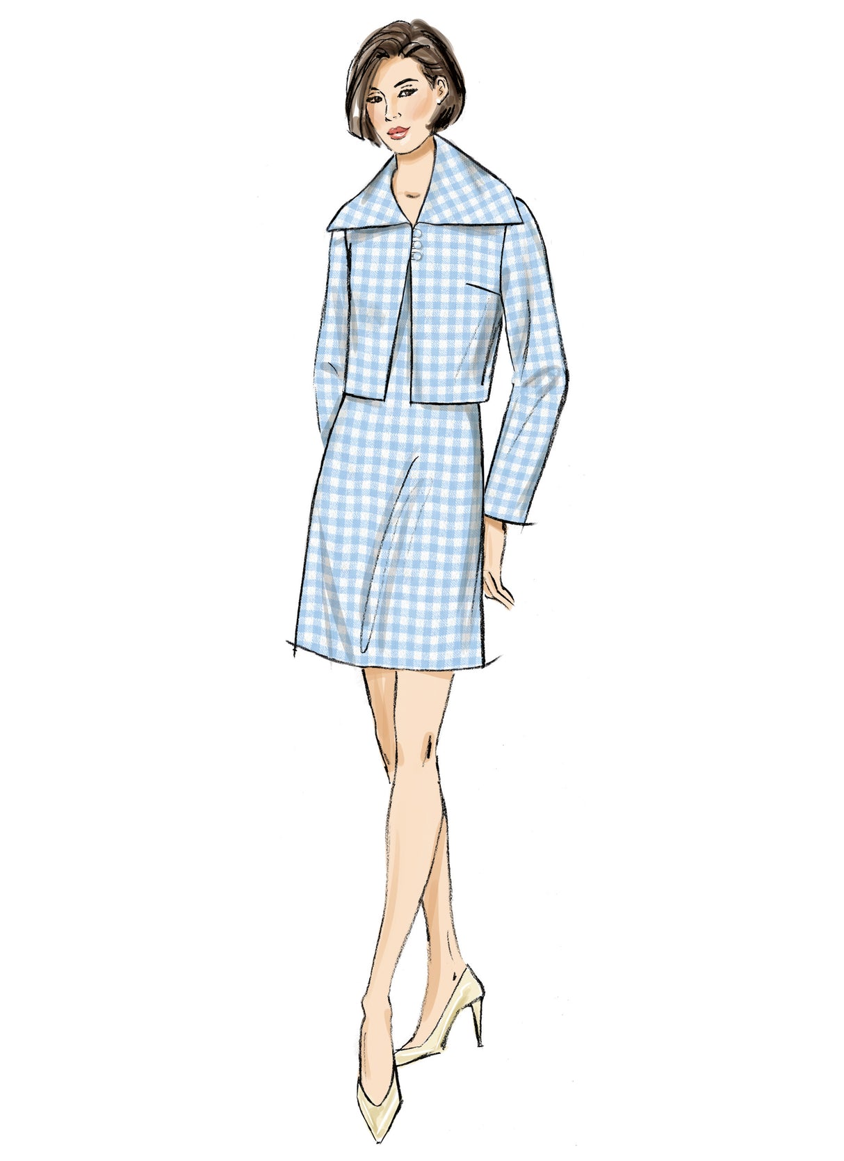 Patron Vogue n°2126 - Veste ample doublée & robe fourreau