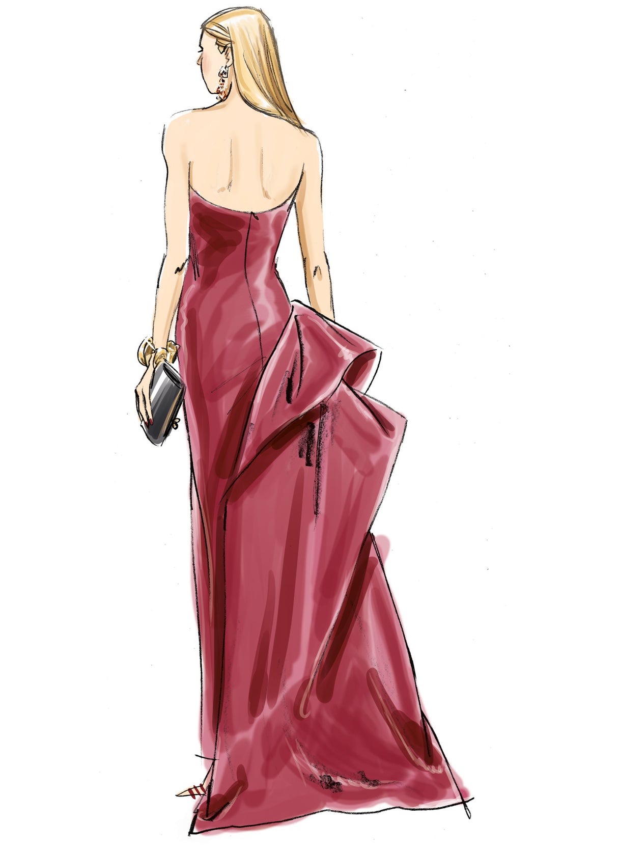 Patron Vogue n°2131 – Robe bustier volumineuse couture