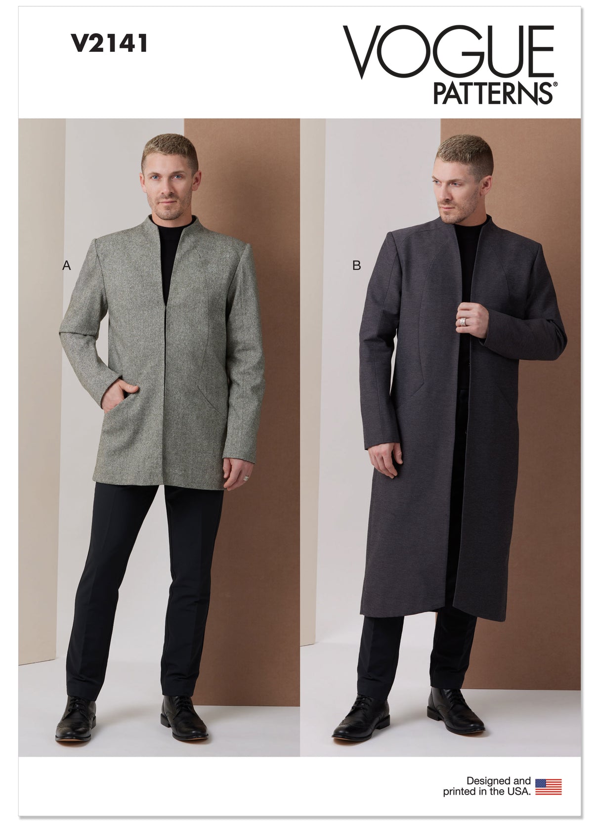 Patron Vogue n°2141 – Veste doublée à manches raglan