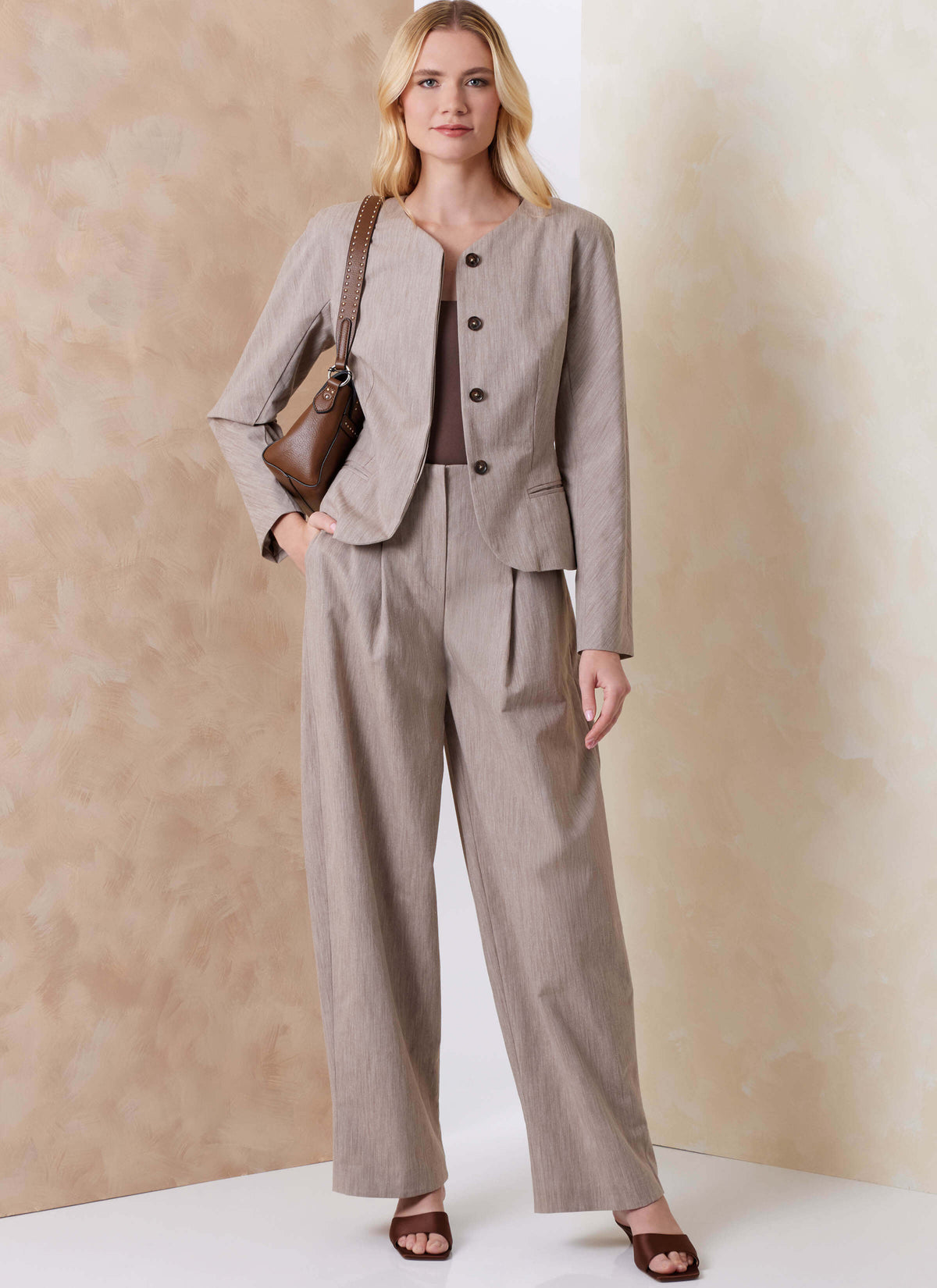 Patron Vogue n°2166 – Veste structurée et pantalon coupe baril