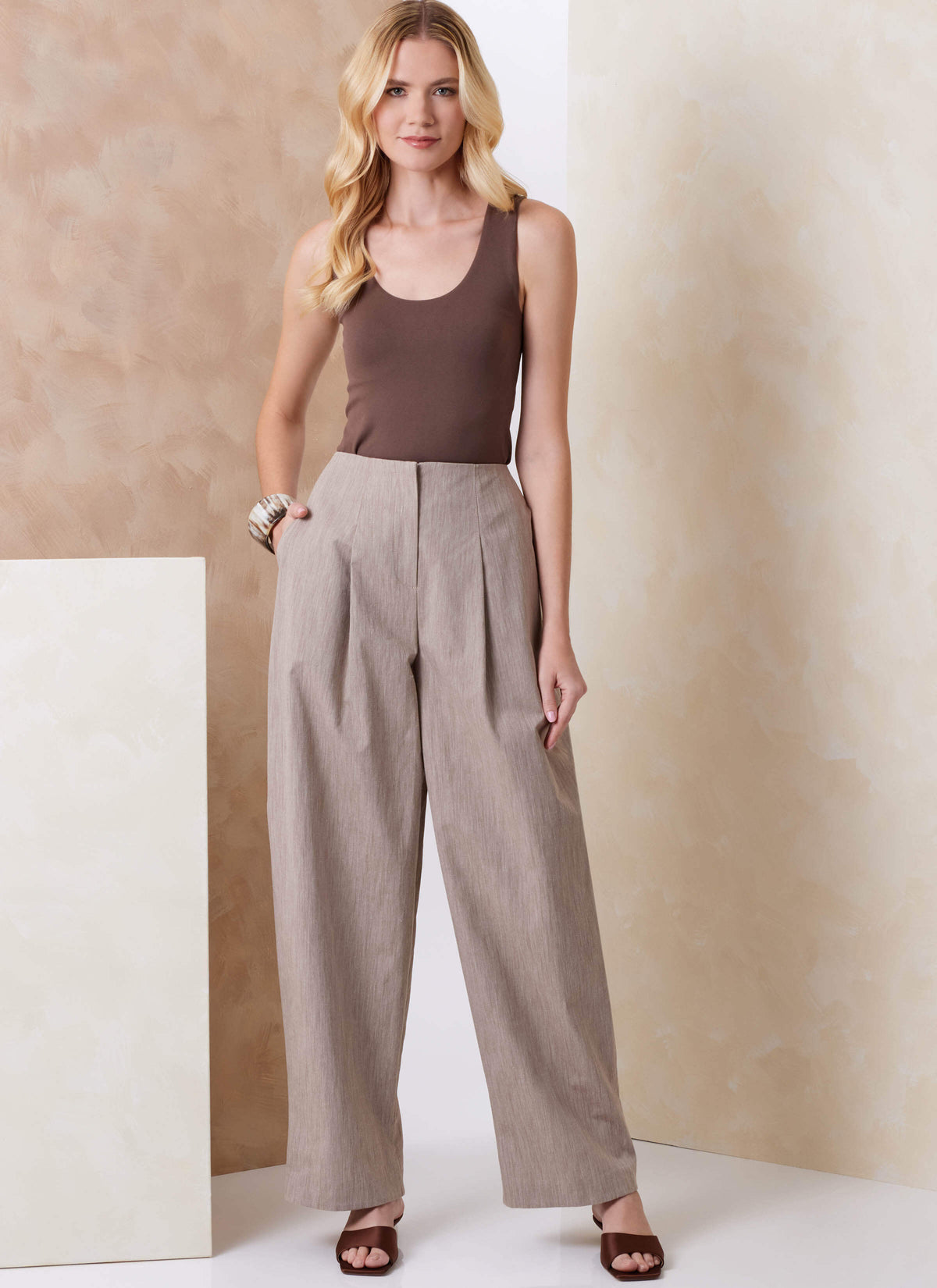 Patron Vogue n°2166 – Veste structurée et pantalon coupe baril