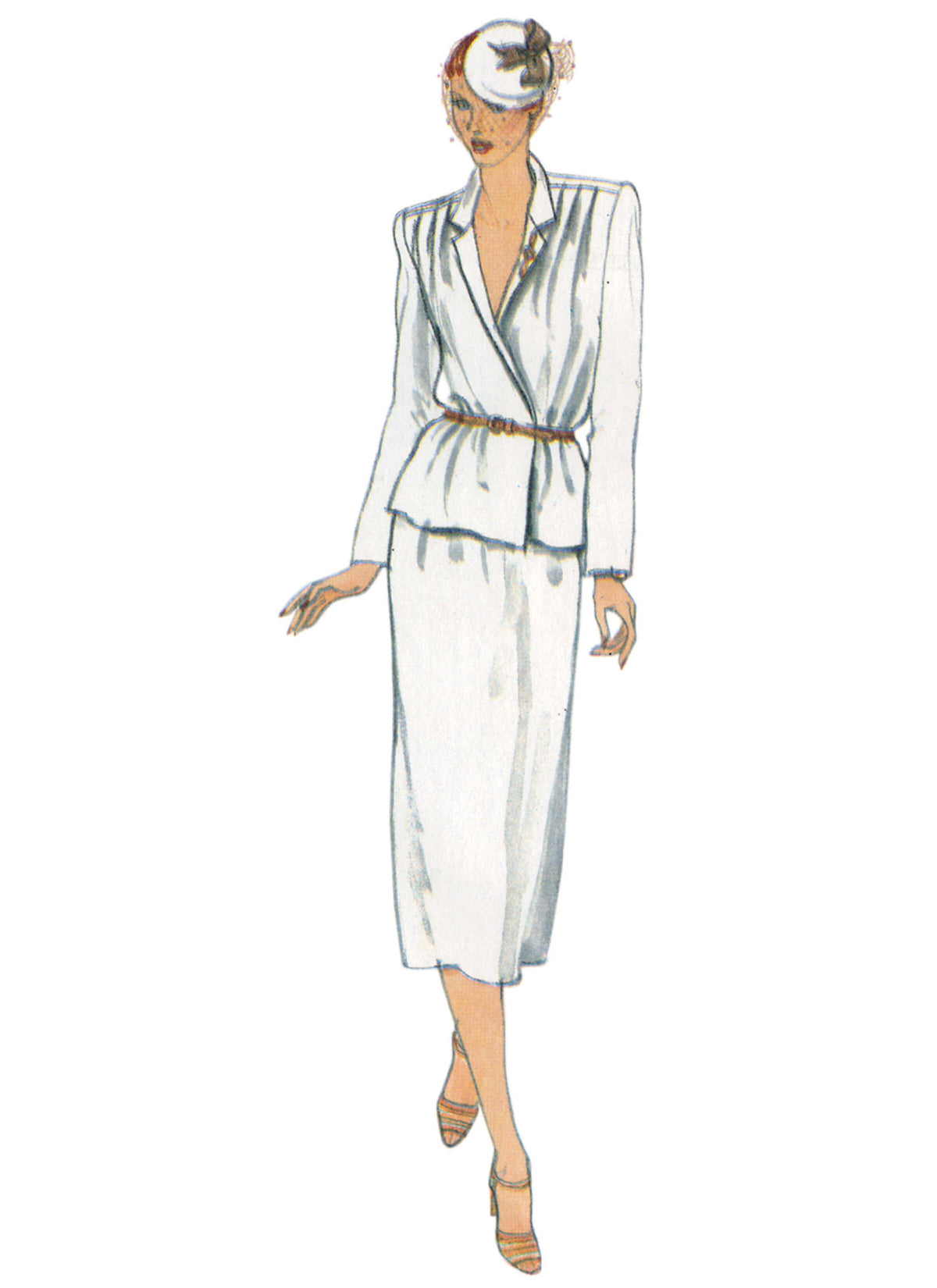 Patron Vogue n°2171 – Robe, haut et jupe vintage années 1970