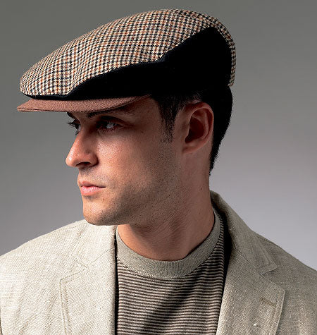 Patron Vogue n°8869 - Chapeaux homme : Trilby, casquette et bob