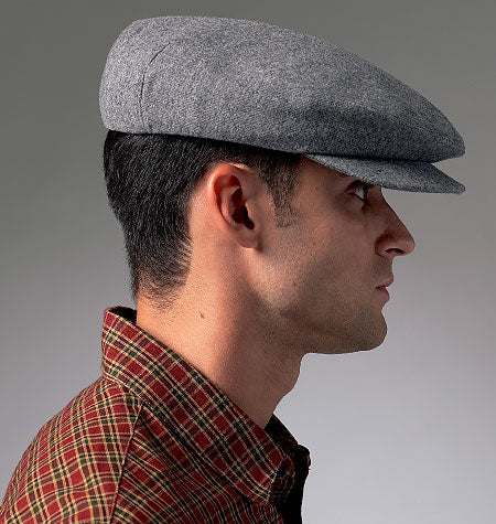 Patron Vogue n°8869 - Chapeaux homme : Trilby, casquette et bob