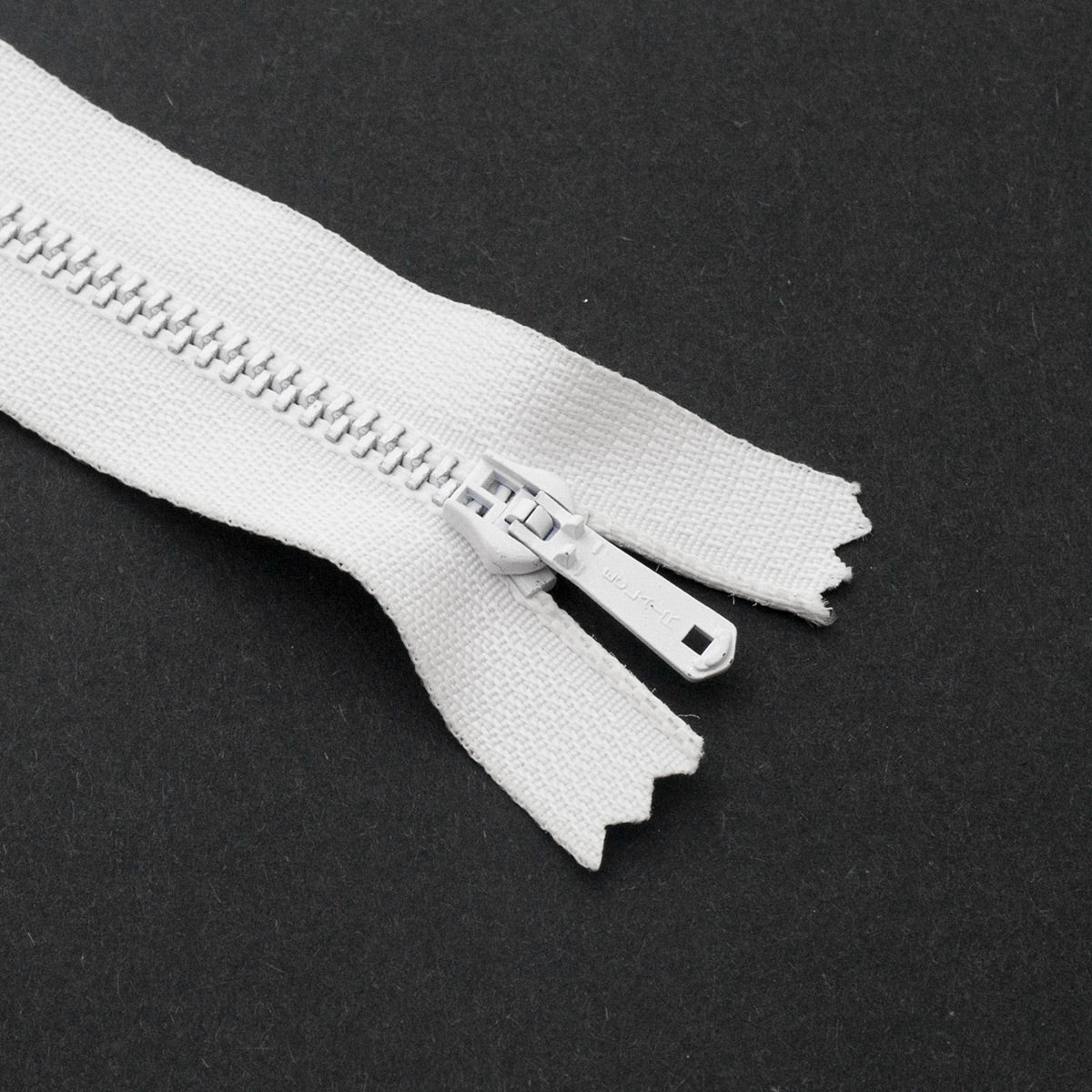 Fermeture éclair non séparable Prym Z13 blanc – maille métallique 4 mm