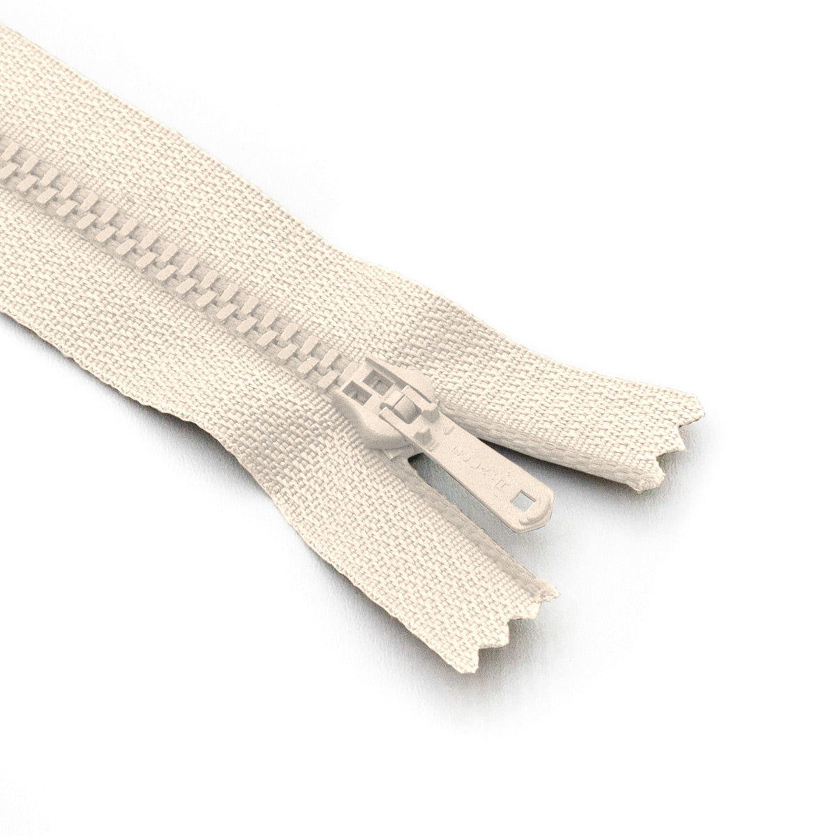 Fermeture éclair non séparable Prym Z13 blanc cassé – maille métallique 4 mm