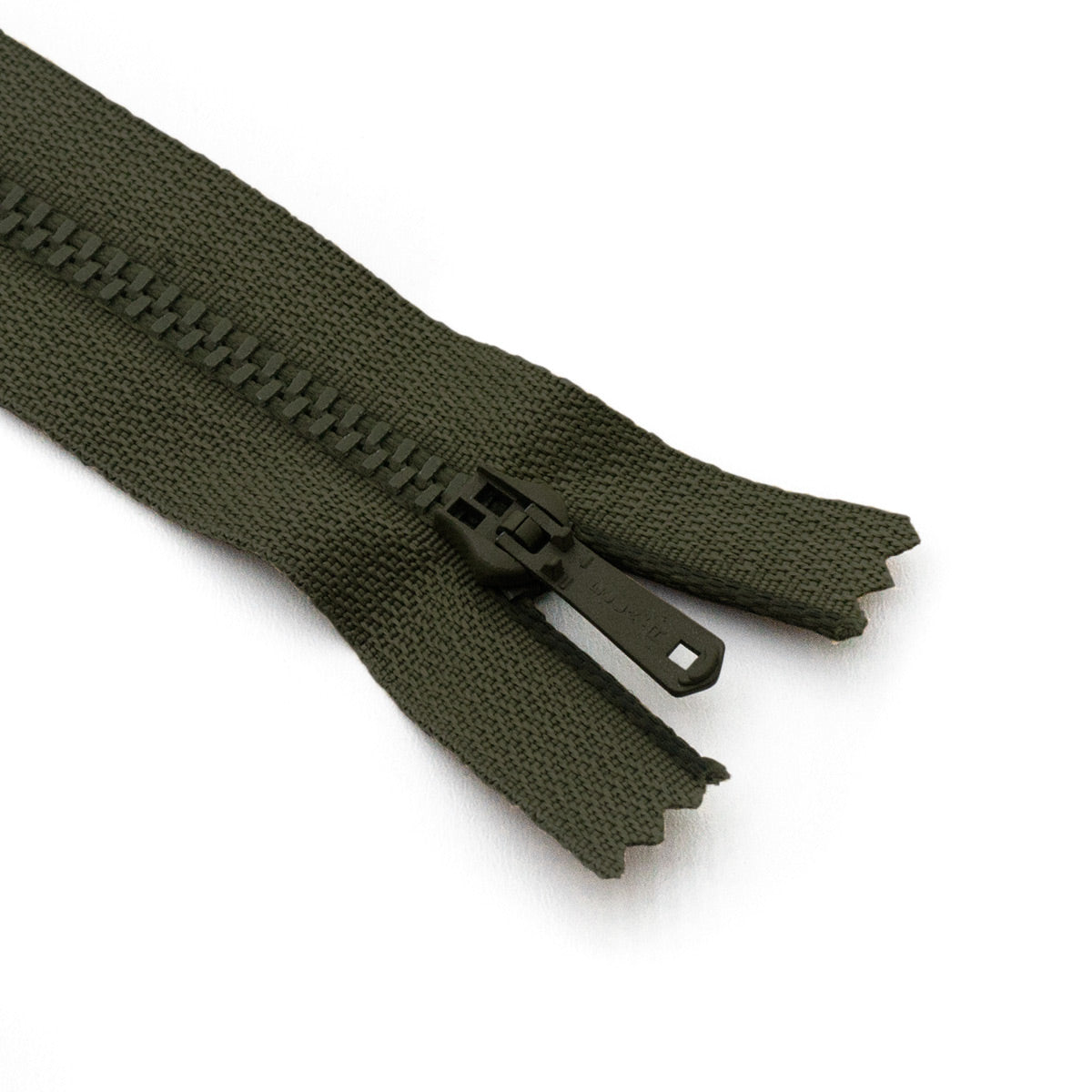 Fermeture éclair non séparable Prym Z13 kaki – maille métallique 4 mm