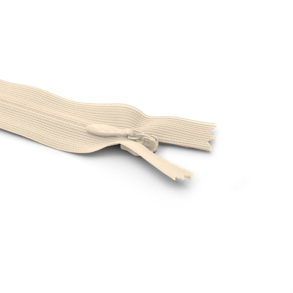 Fermeture éclair invisible non séparable Prym Z41 blanc cassé – maille 4 mm