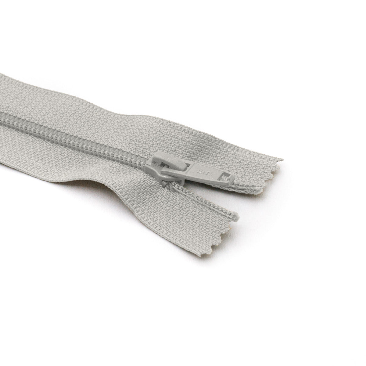 Fermeture éclair séparable Prym Z52 gris clair – maille nylon 6 mm