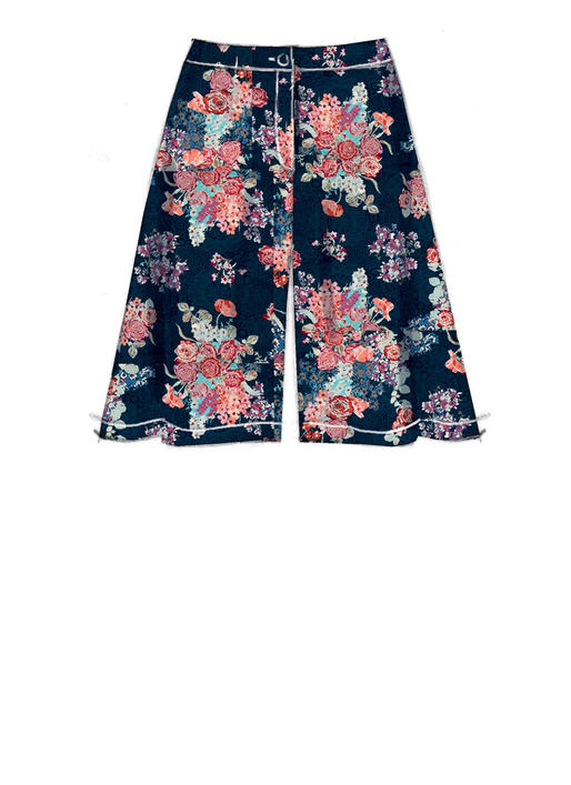Patron McCall's n°7475 – Jupes, shorts et jupes-culottes pour femme